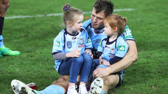 NSW's Brett Morris after NSW lose Origin III.