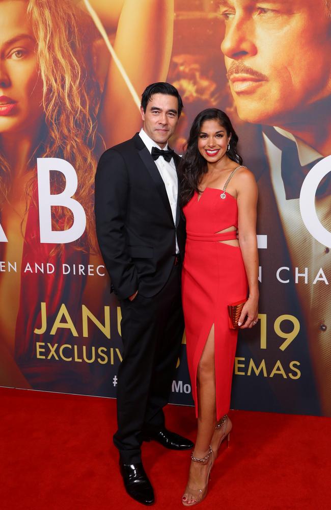 Former couple James Stewart and Sarah Roberts pictured together in 2023, prior to their divorce. Picture: Getty Images