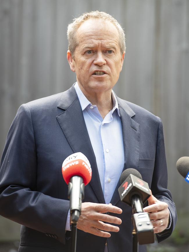 Bill Shorten . Picture: AAP/ELLEN SMITH