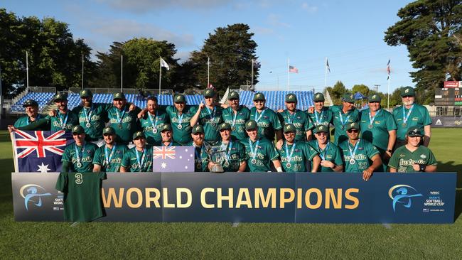 Australia claimed the 2022 Softball World Cup. Picture: Shane Wenzlick/World Baseball Softball Confederation