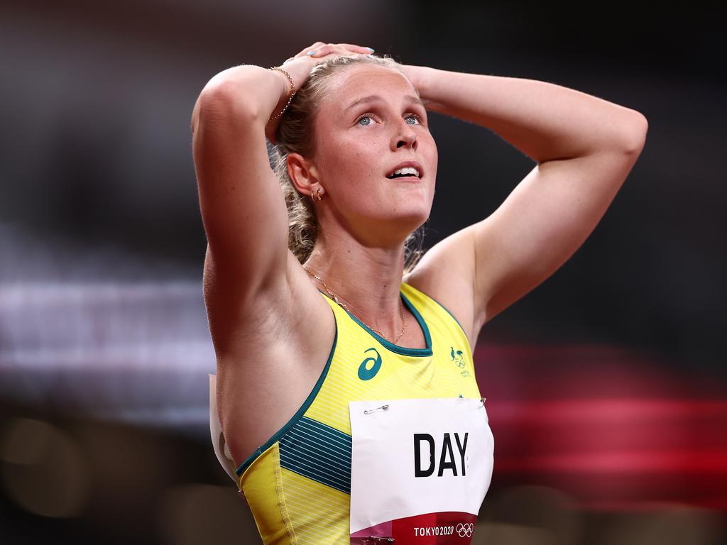 Tokyo Olympics Riley Day reacts to dazzling run in women’s 200m semi