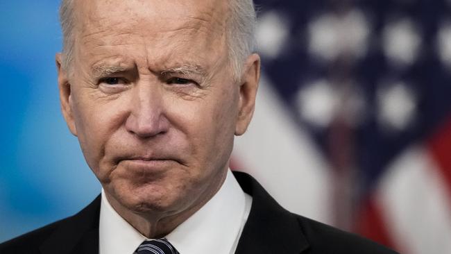 President Joe Biden has said the lab leak theory is being considered as US intelligence agencies try to discover the origins of coronavirus. Picture: Drew Angerer/Getty Images/AFP