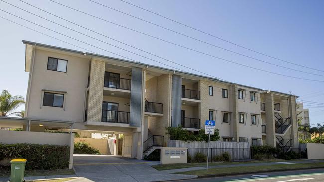 The state owned social housing unit block at 1 Christine Ave, Miami will be knocked down. Picture: Jerad Williams