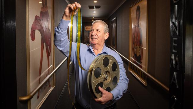 John Thorpe is concerned about the future of the Gawler Village Twin Cinema, which he has operated for more than 30 years. Picture: Brad Fleet