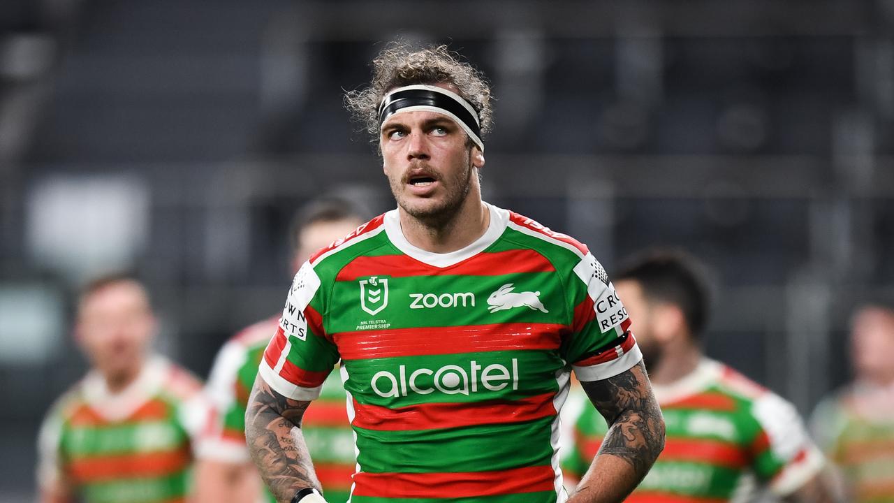 Mr Lowe in what was his final NRL game. Picture: Nathan Hopkins/NRL Photos.