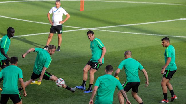 The Socceroos put the finishing touches on their preparations for Jordan.