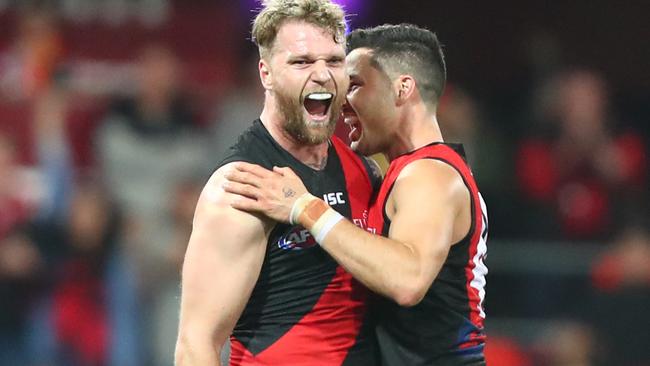 Jake Stringer could well be the spark that ignites Essendon. Picture: Getty Images