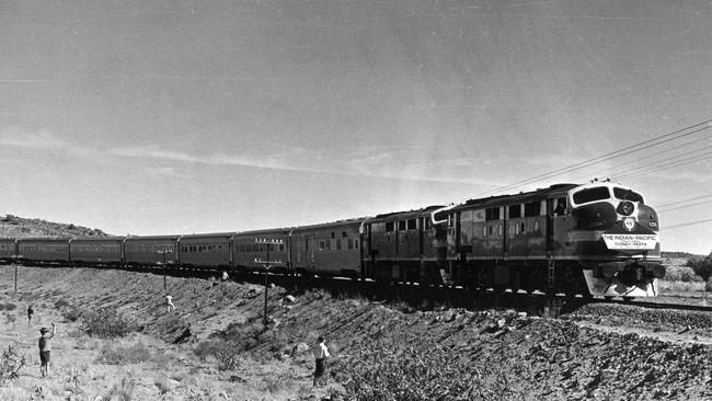 The first Indian Pacific journey from Sydney to Perth. Picture: SSPL/Getty Images