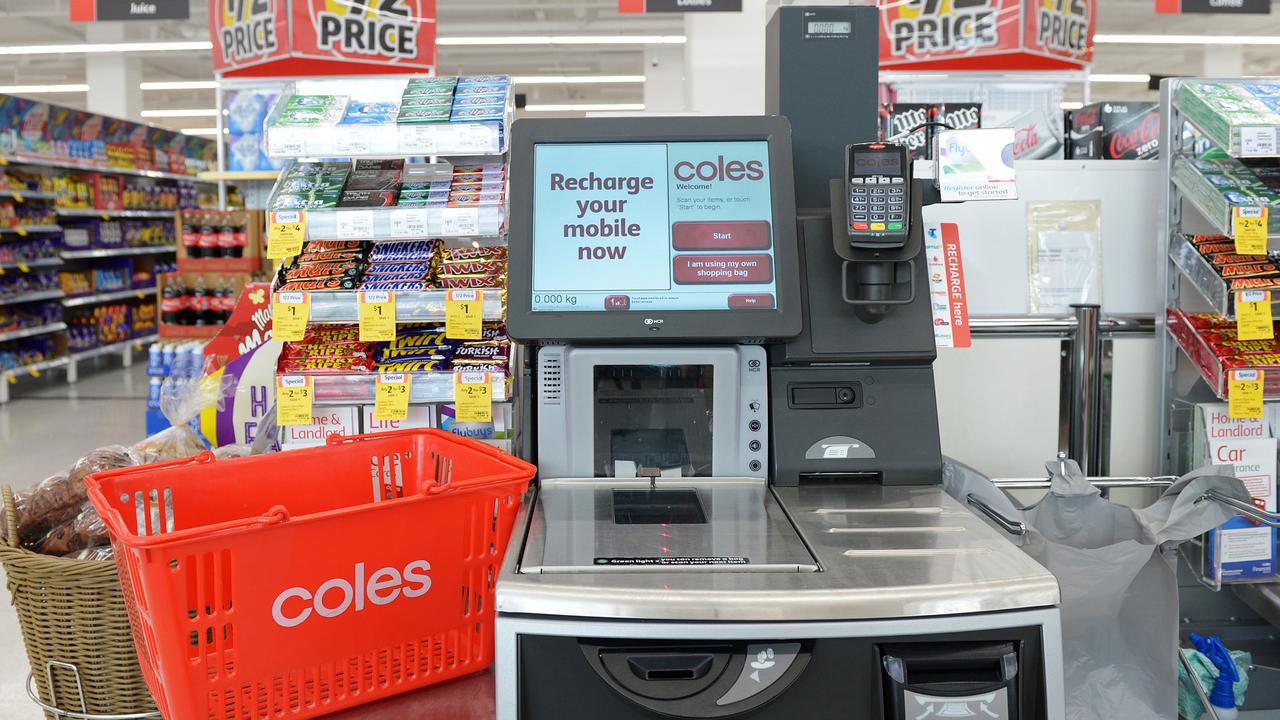 Coles said how shelves were stacked depended on the store’s size. Picture: Getty