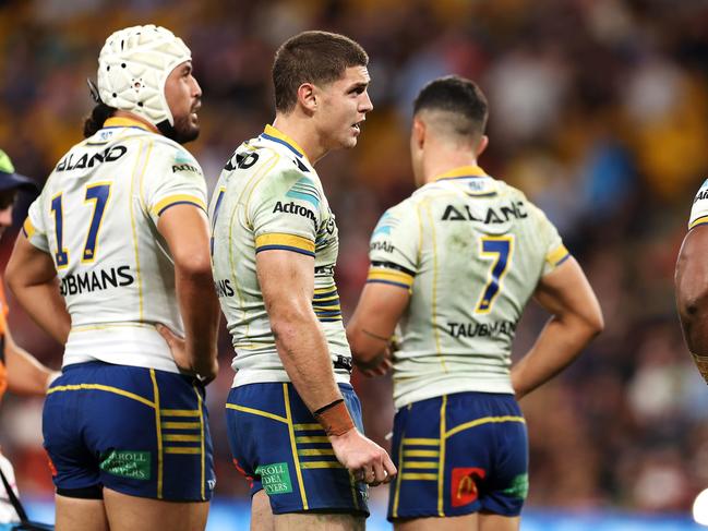 Parramatta clash with South Sydney in round 12. Picture: Hannah Peters/Getty Images