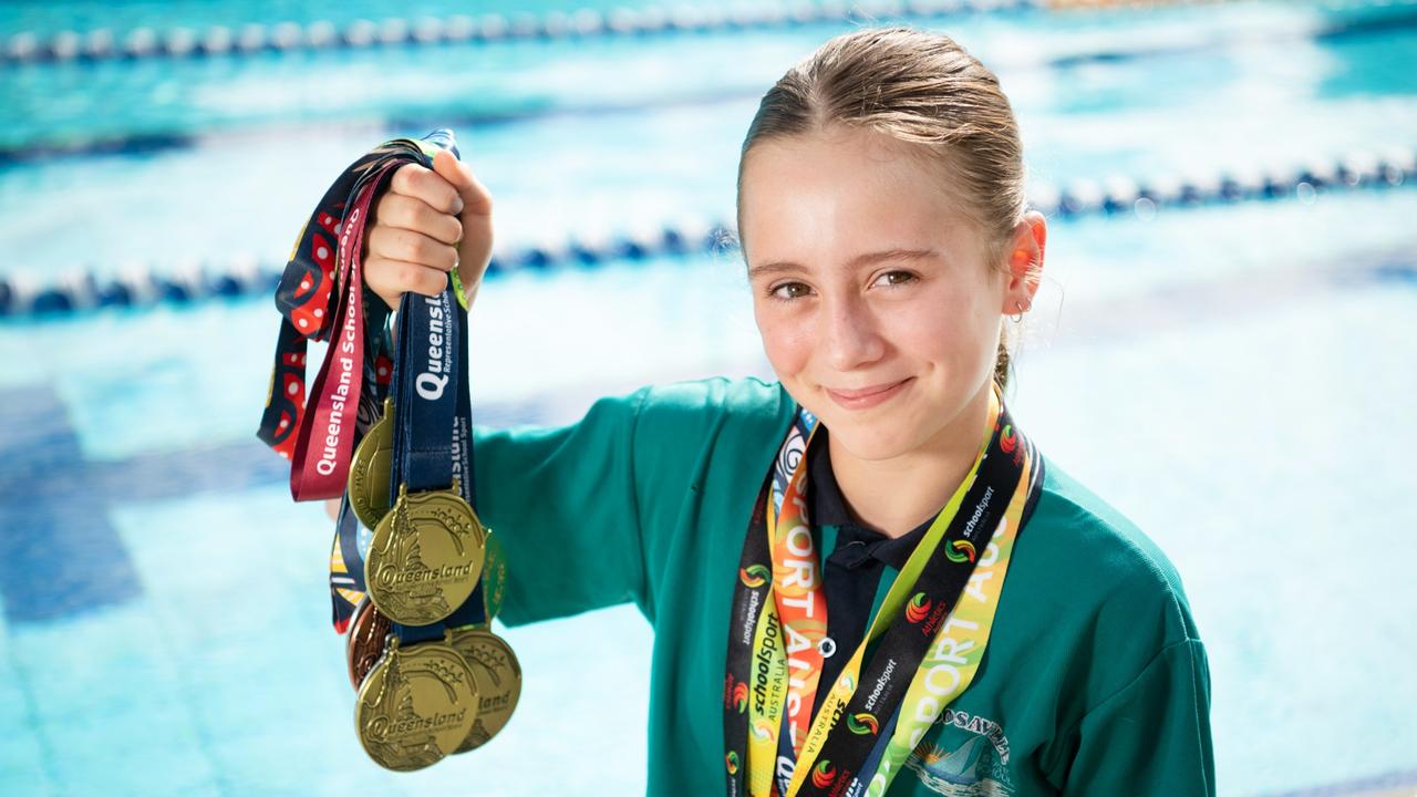 Rising Sunshine Coast sports talent Nellie Pocock. Picture: Patrick Woods.