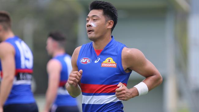 Will Lin Jong be at the Western Bulldogs next year? Picture: Nathan Lay