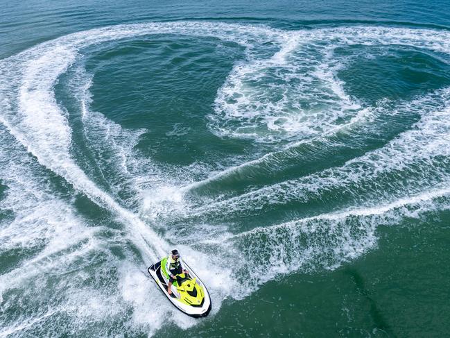 00Seven Jet Ski Adventures have loved the injection of local tourists through the latest round of tourism vouchers offered by the Northern Territory Government. They offer guided tours around the Darwin Harbour. Picture: Che Chorley