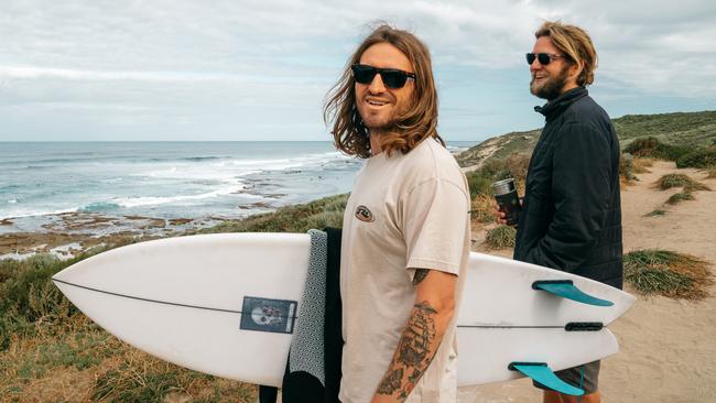 He likes to wear his glasses to the beach. Picture: Supplied