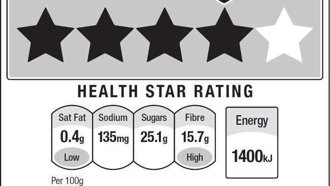 Health Star Yum Yum.