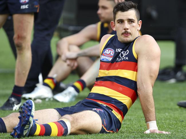 AFL - Grand Final - Adelaide Crows v Richmond Tigers at the MCG. Taylor Walker after the loss. Picture Sarah Reed