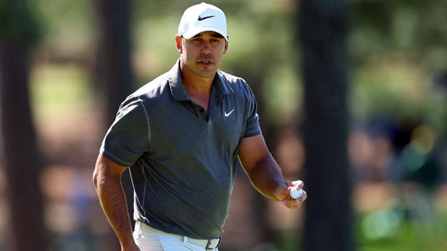 It all fell apart for Brooks Koepka. Photo: Andrew Redington/Getty Images/AFP.