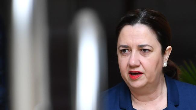 Queensland Premier Annastacia Palaszczuk in Brisbane on Wednesday. Picture: AAP