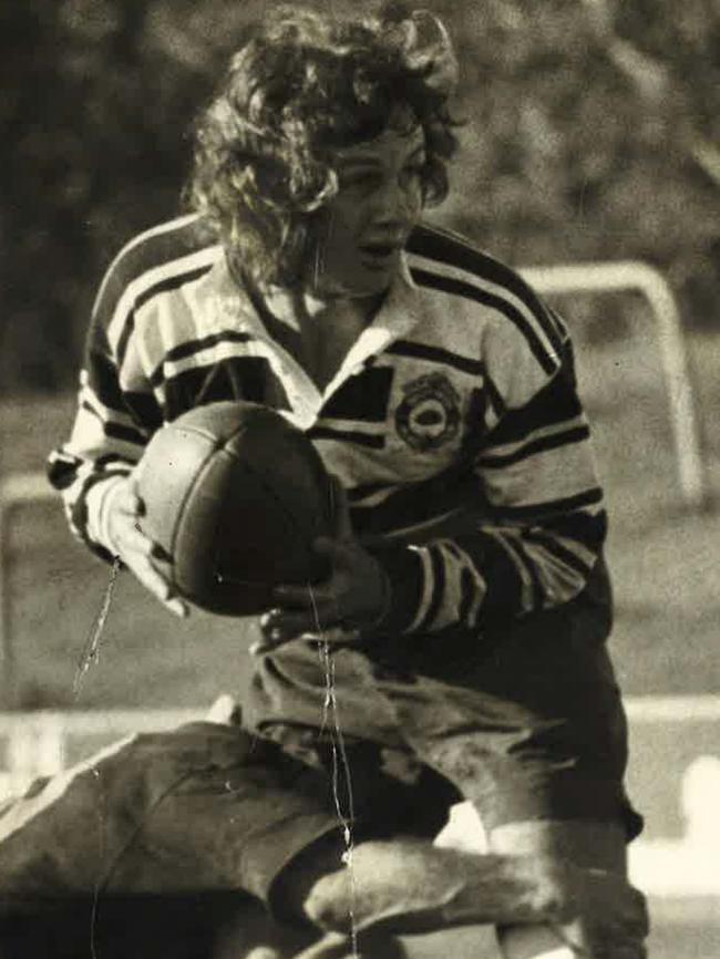 Flyhalf Paul McLean in 1973.