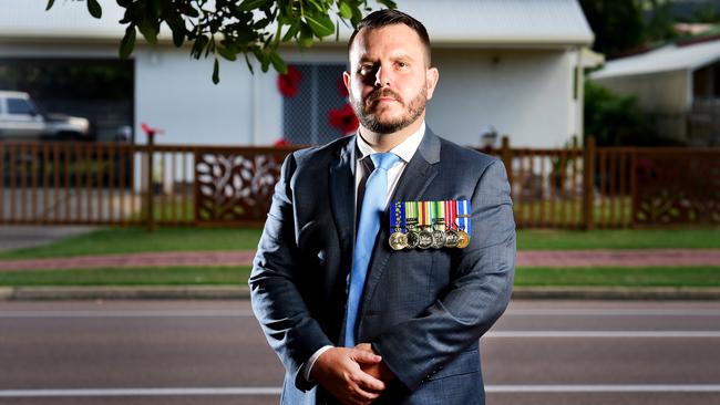 Liberal MP and veteran Phillip Thompson, whose seat of Herbert includes the garrison city of Townsville. Picture: Alix Sweeney