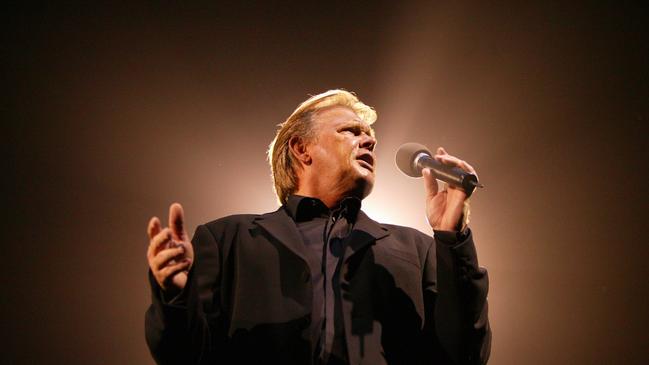 Australian singer John Farnham in a scene from the documentary film John Farnham: Finding the Voice.