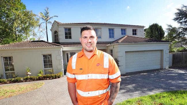 Anthony Lorusso remains hopeful he’ll find a home soon, after being outbid at auction. Picture: Rebecca Michael