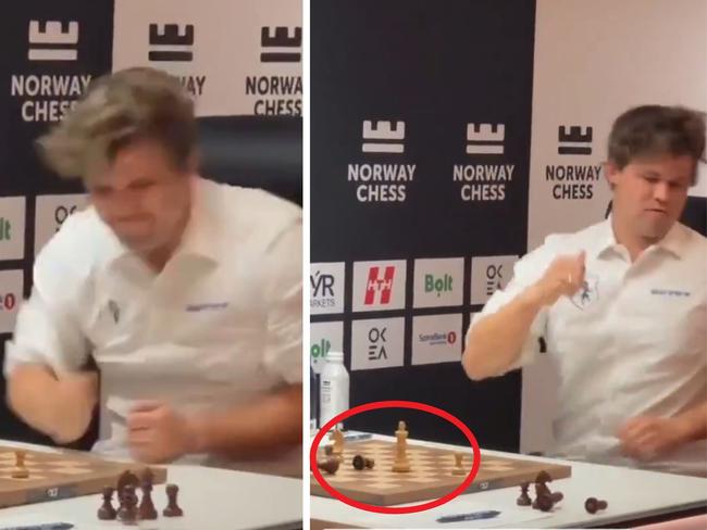 Magnus Carlsen doesn't like losing. Photo: X