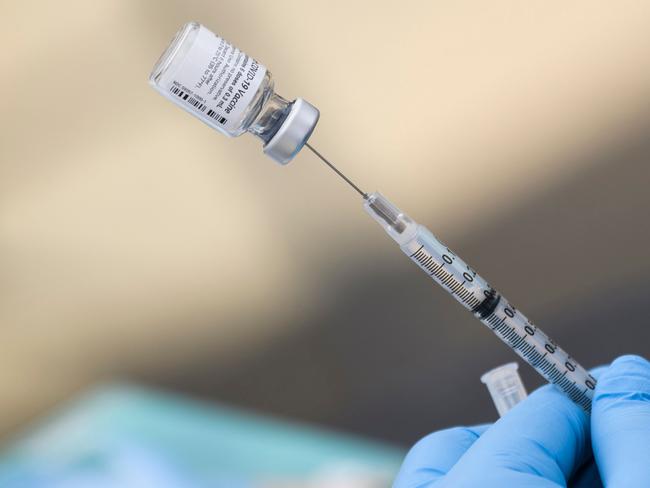 Pfizer has requested emergency authorisation to use its vaccine in children aged five to 11. Picture: AFP