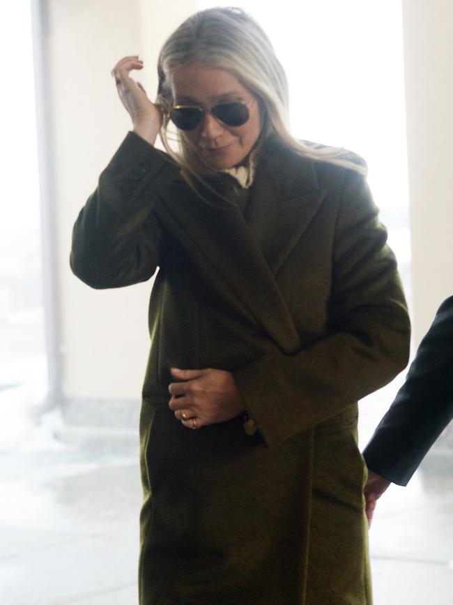 Paltrow arriving at court. Picture:TheImageDirect.com