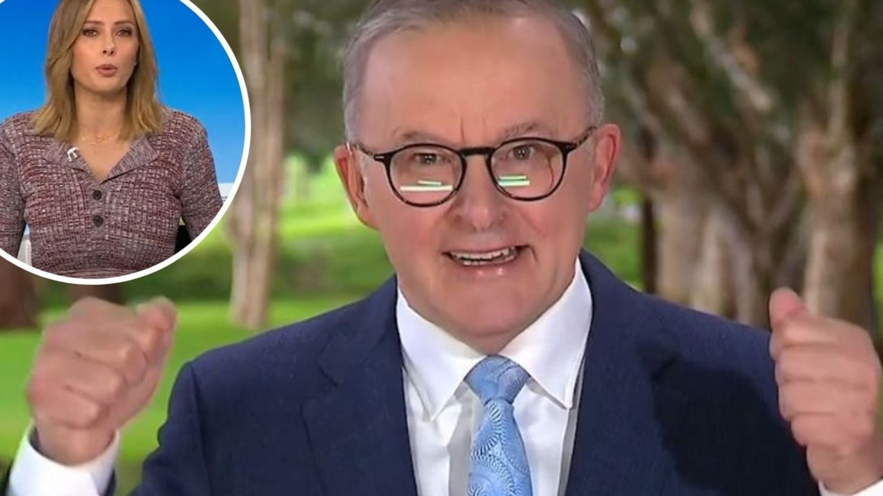 Anthony Albanese clashes with TV host Allison Langdon.