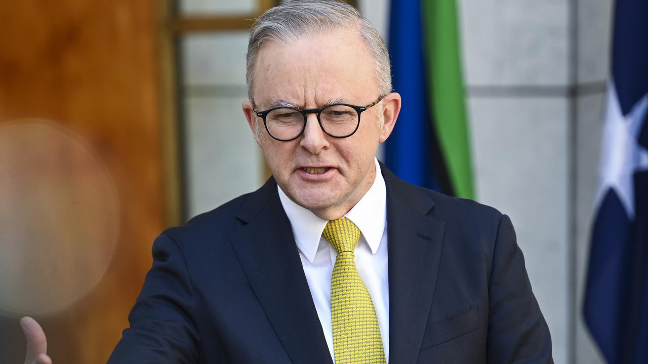 Prime Minister Anthony Albanese is reportedly weighing up making changes to negative gearing. Picture: NewsWire / Martin Ollman