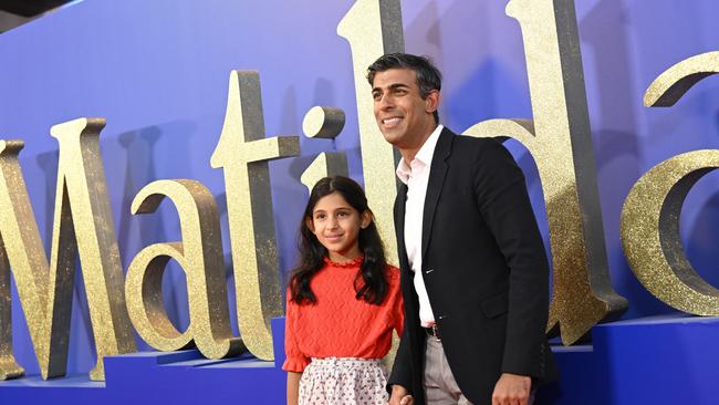 Sunak and daughter Anoushka.