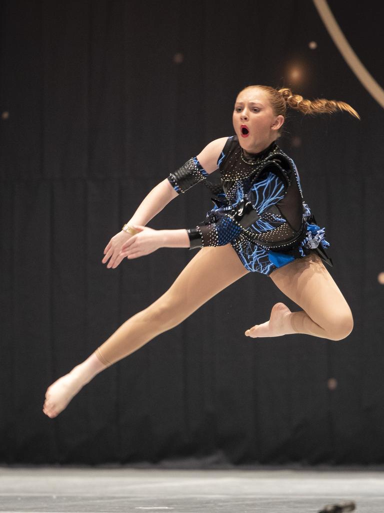 Southern Tasmanian Dancing Eisteddfod, Chelsea Horne (JDW) during the 12 Years Jazz Solo at Wrest Point. Picture: Chris Kidd