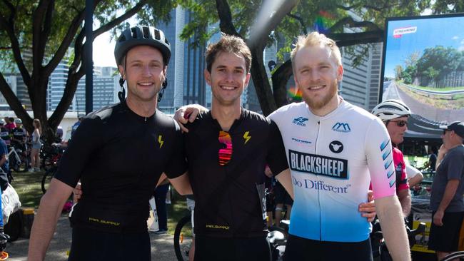 Thousands of cyclists took to the streets of the river city on Sunday for the Tour de Brisbane. \Photo: Grace Kessels.