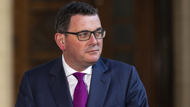 Victorian Premier Daniel Andrews keeps his press pack to a minimum for trips to China. Picture: AAP Image