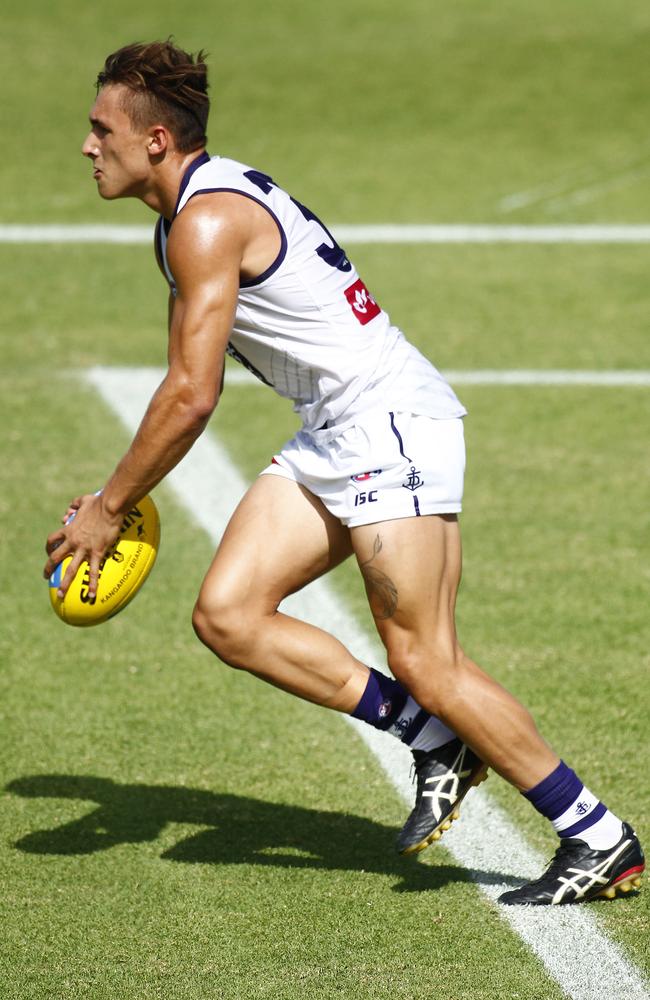 Former Docker Josh Deluca is set to make his VFL debut with the Blues on the weekend.