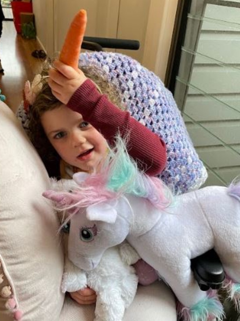 Izzy loved unicorns more than anything in the world. Picture: Supplied