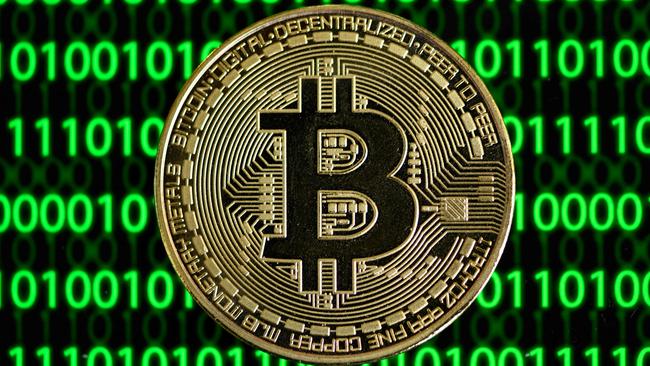 At about $US27,680 bitcoin is down by about one third over the past 24 months. Picture: AFP