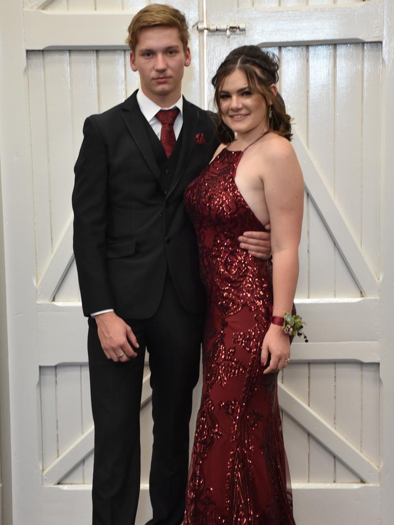 Joshua Cleary and Rachel Somerset at the Assumption College formal.