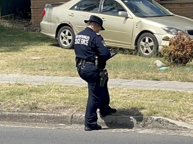 A four year old child was hit by and car on Glossop Road in St Marys at around 12pm on Monday. Picture: Supplied