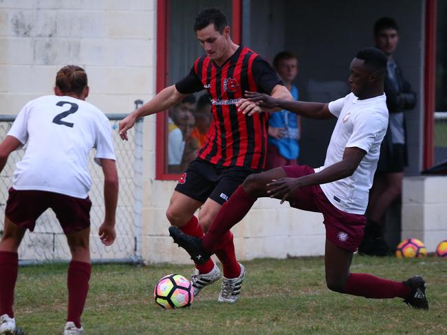 Italian Attilio Asante (right) has left Coomera. Picture: Mike Batterham