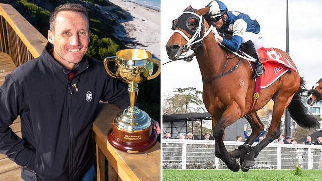 Champion jockey Damien Oliver has made Buckaroo his tip in Tuesday's Melbourne Cup.