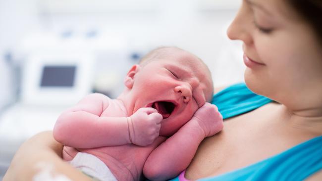 Women who have elective caesareans are often fearful of disclosing details of their birth. Picture: iStock