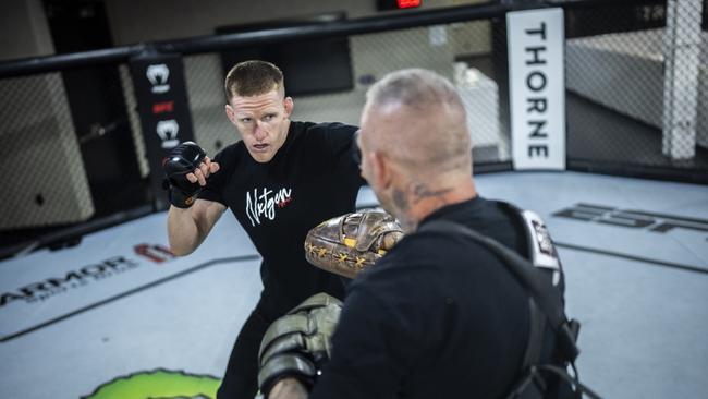 UFC fighter Jamie Mullarkey training in Las Vegas this week ahead of UFC 272