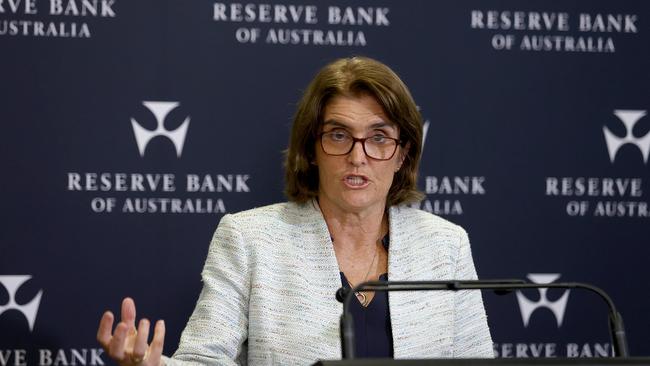 After every RBA board meeting, Michele Bullock will face a media grilling. Picture: NCA NewsWire / Dylan Coker