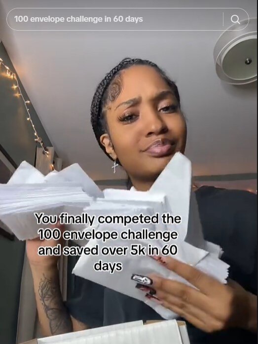 The 100 envelope challenge is a money-saving challenge that uses physical envelopes and cash to help you establish over $5,000 in savings in nearly three months. Picture TikTok