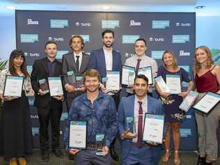 AWARD WINNER: TAFE NSW Coffs Harbour student Taeko Iizuka (far left) with fellow award recipients.