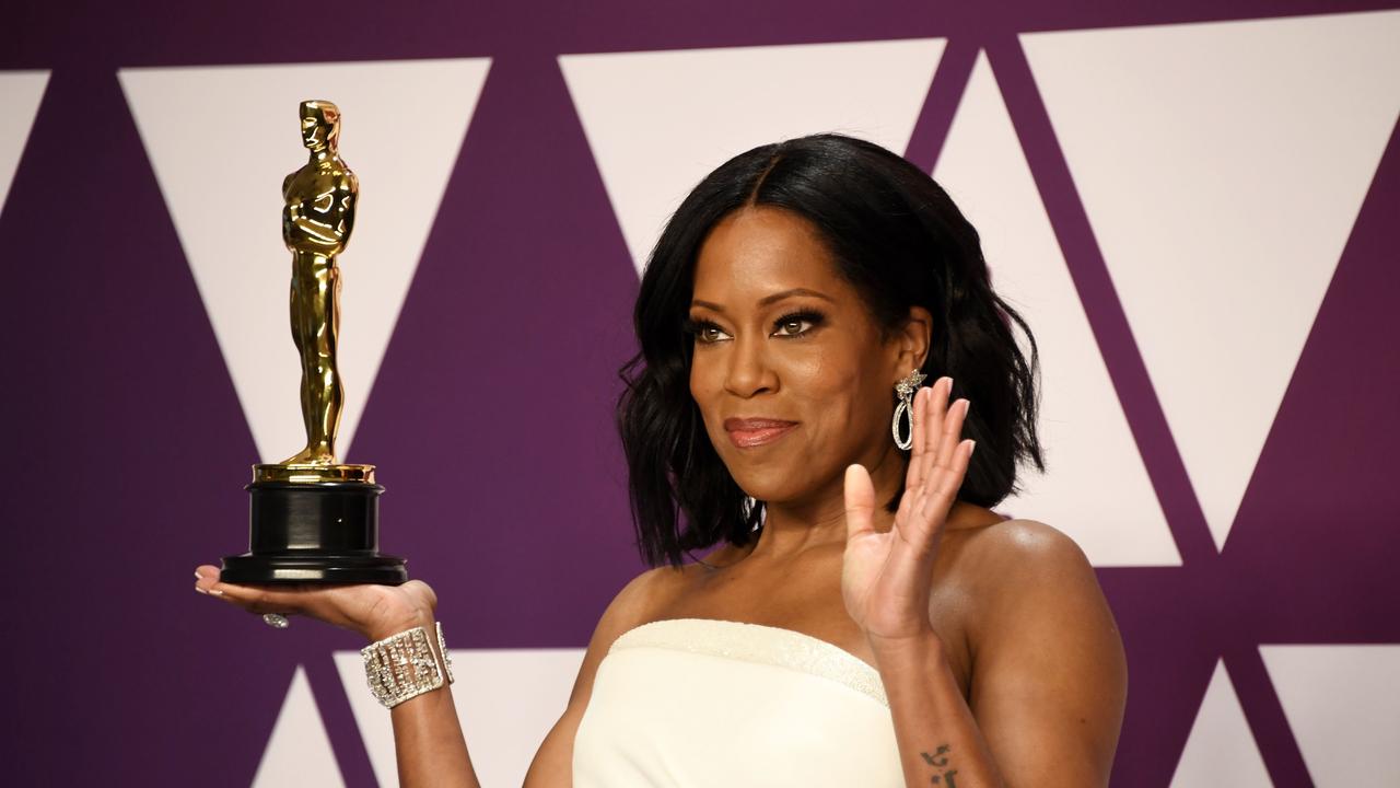 Regina King, winner of the Best Actress in a Supporting Role award for If Beale Street Could Talk . Picture: Getty Images