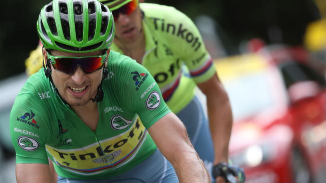 Peter Sagan brings his talents to the Rio mountain bike course.