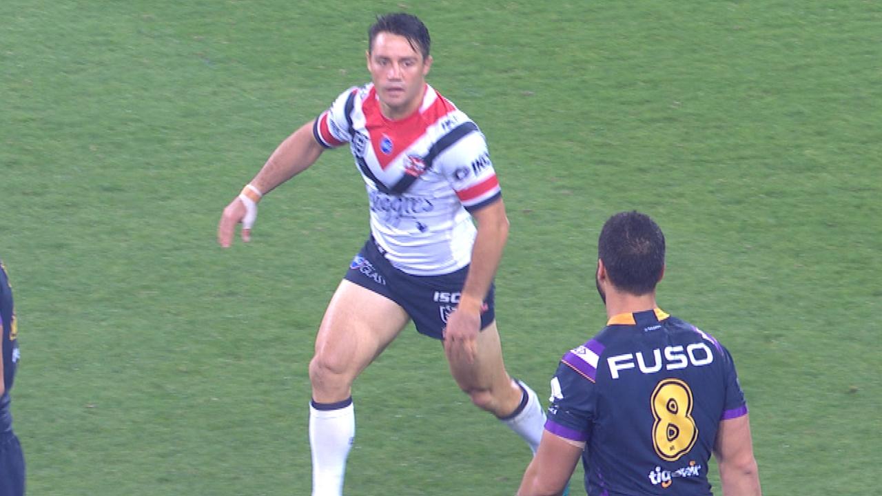 Cooper Cronk was booed by Storm fans in his return to AAMI Park.